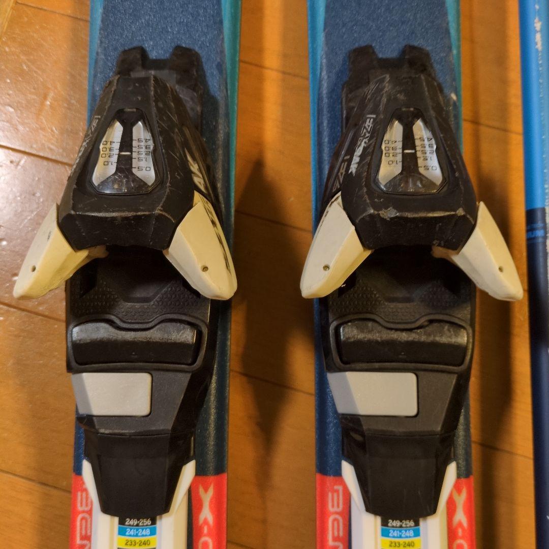 Atomic XJR 120cm スキーセット 青 ブーツ 21-21.5cm