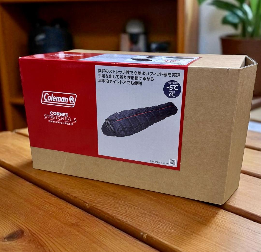 【未使用品】コールマン 寝袋 コルネットストレッチ2 マミー型