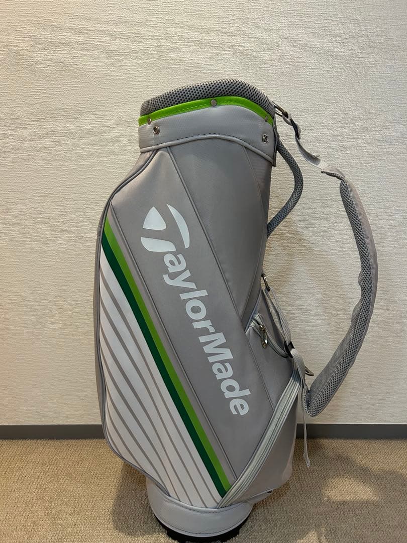 TaylorMade(テーラーメイド)キャディバッグ グレー/グリーン