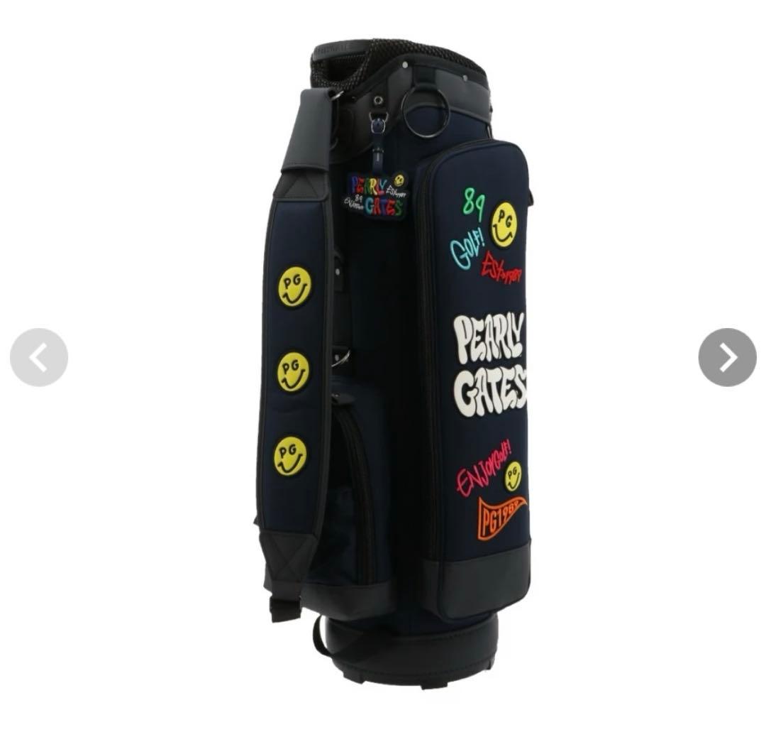 【本日14時まで出品】パーリーゲイツ　キャディバッグ　LoveGOLF ネイビー