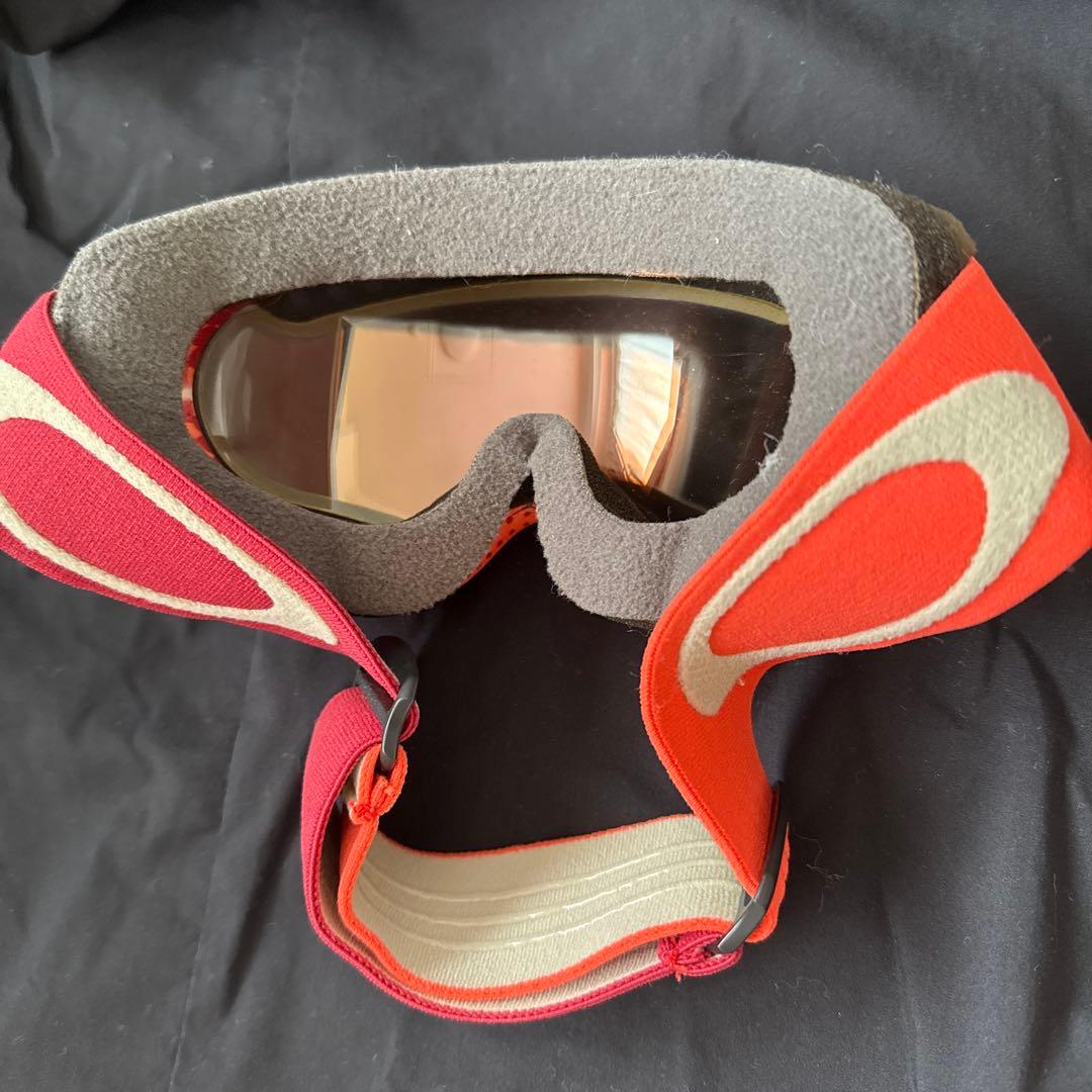 【美品】オークリー/スキー/スノーボード/ミラー/ゴーグル/OAKLEY/登山
