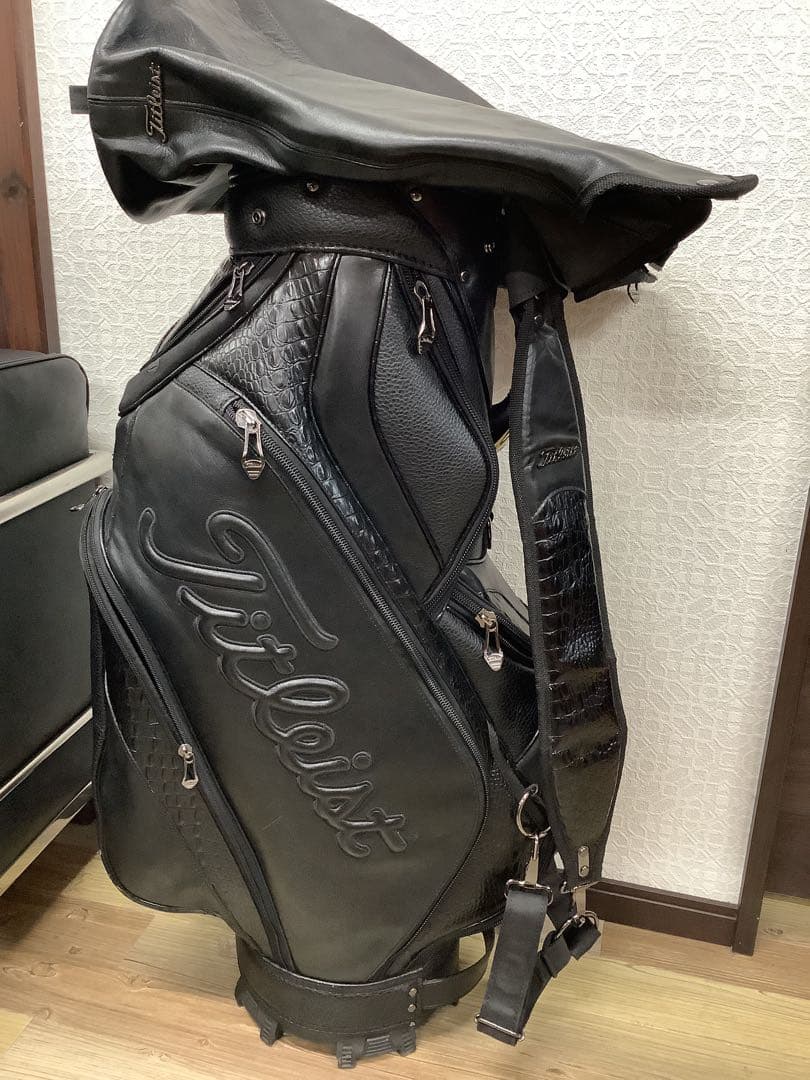 Titleist Black LIMITEDゴルフバッグ キャディーバック　本皮