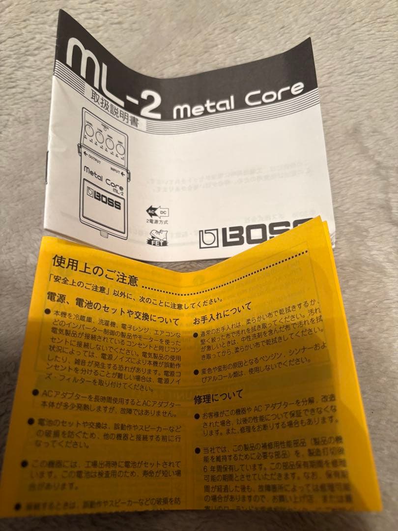 【美品/箱説付！】BOSS ML-2 l Core メタルコア！