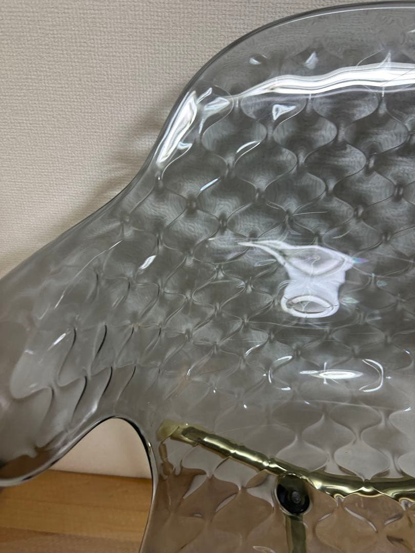 calligaris カリガリス サントロペ　チェア　スモークグレー ゴールド