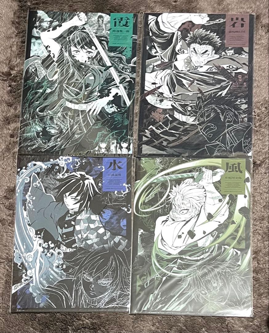 鬼滅の刃 柱展 アートビジュアルA4クリアファイル未開封　コンプリート+柱全集合