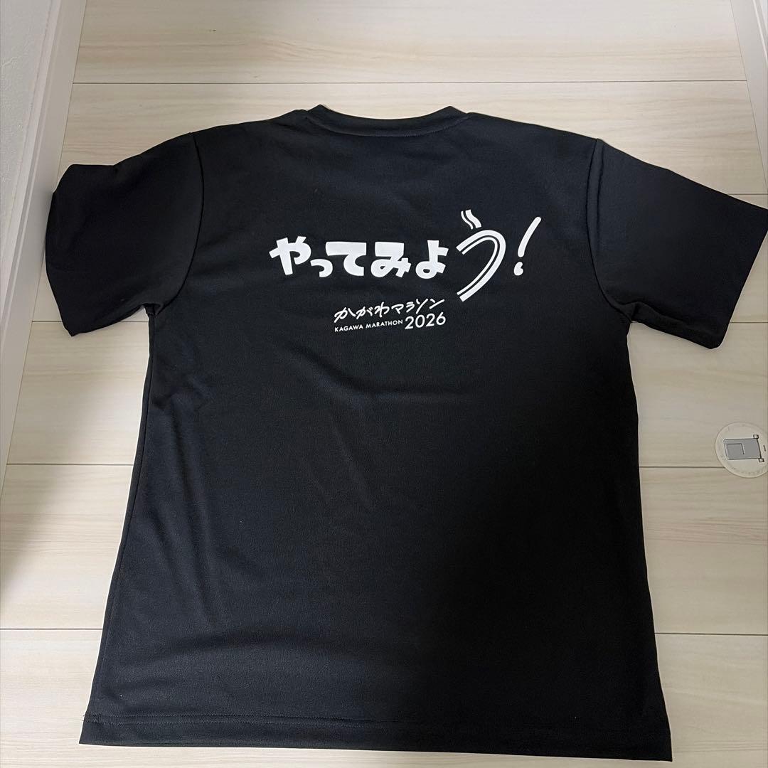 香川マラソン2026 Tシャツ 黒