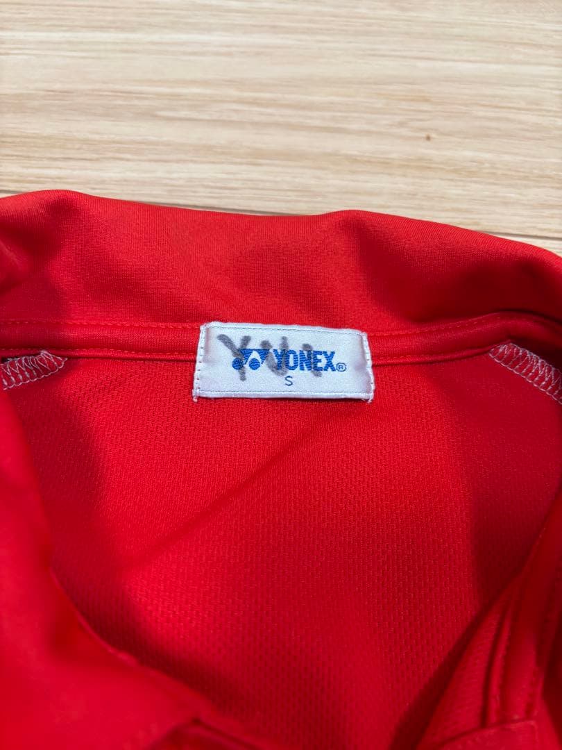 YONEX 赤色ポロシャツ S 大阪　ヨネックスウェア
