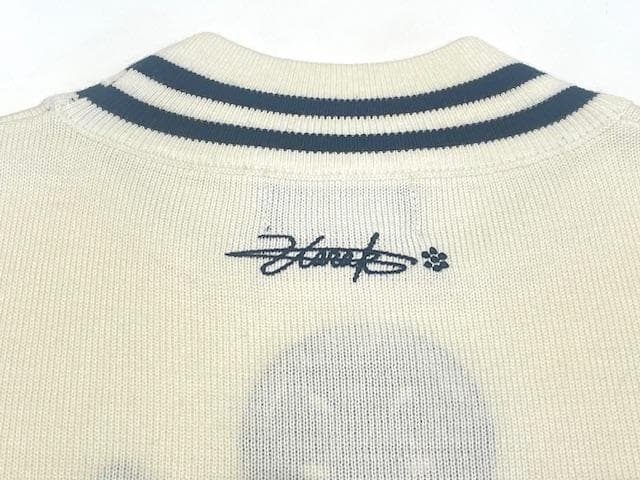 新品　DOCUS ドゥーカス ライン セーター レディース　オフホワイト　M