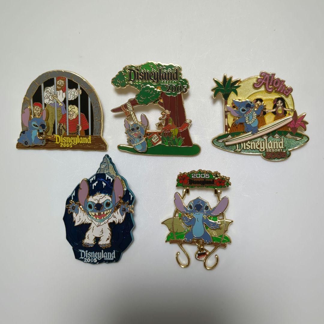 2005年 海外 ディズニー アトラクション ピンバッジ スティッチ 仮装