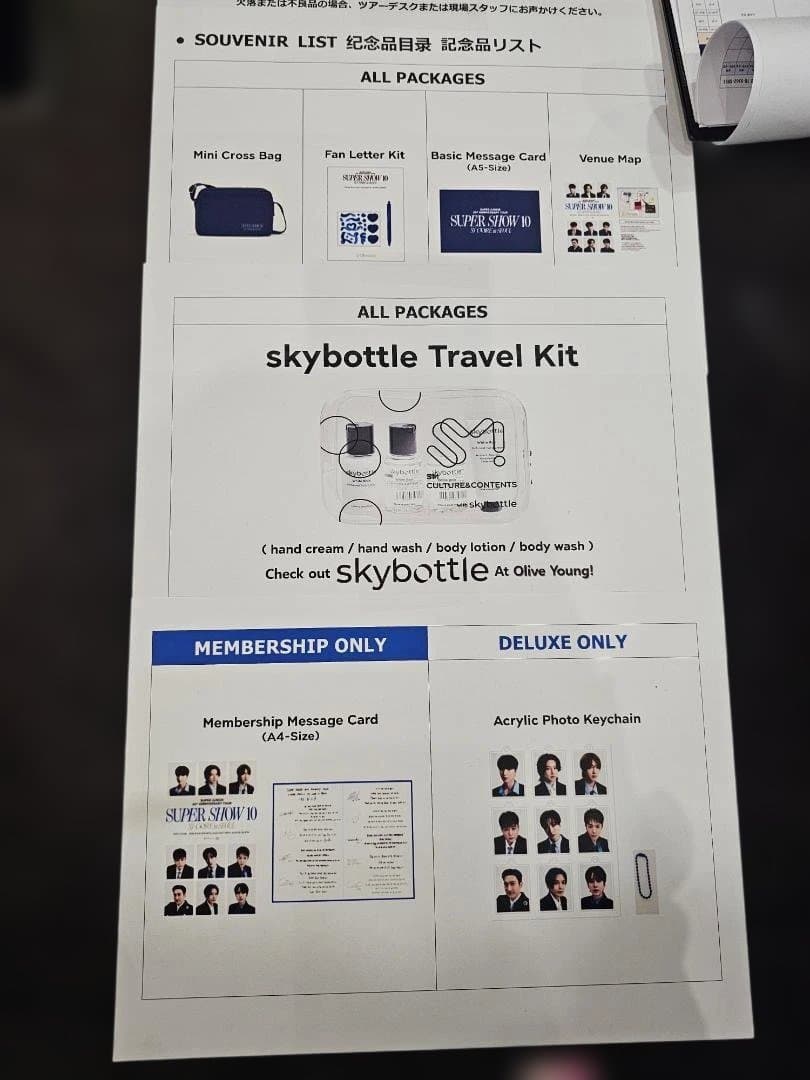 SUPER SHOW10 Encore グローバルパッケージ Deluxe記念品