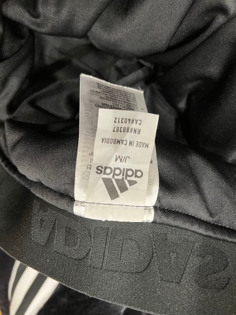 adidas ゴルフウエアセットアップ　ベロア素材 黒M