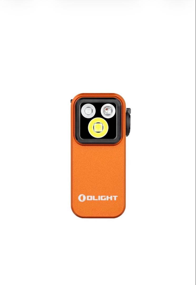 オーライト olight Oclip Pro S UV & RGB オレンジ