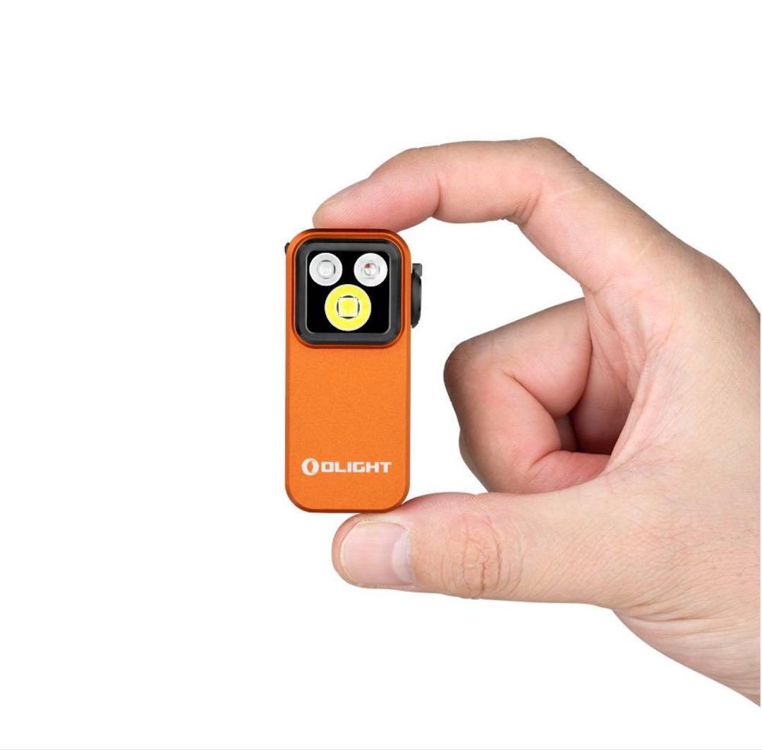 オーライト olight Oclip Pro S UV & RGB オレンジ