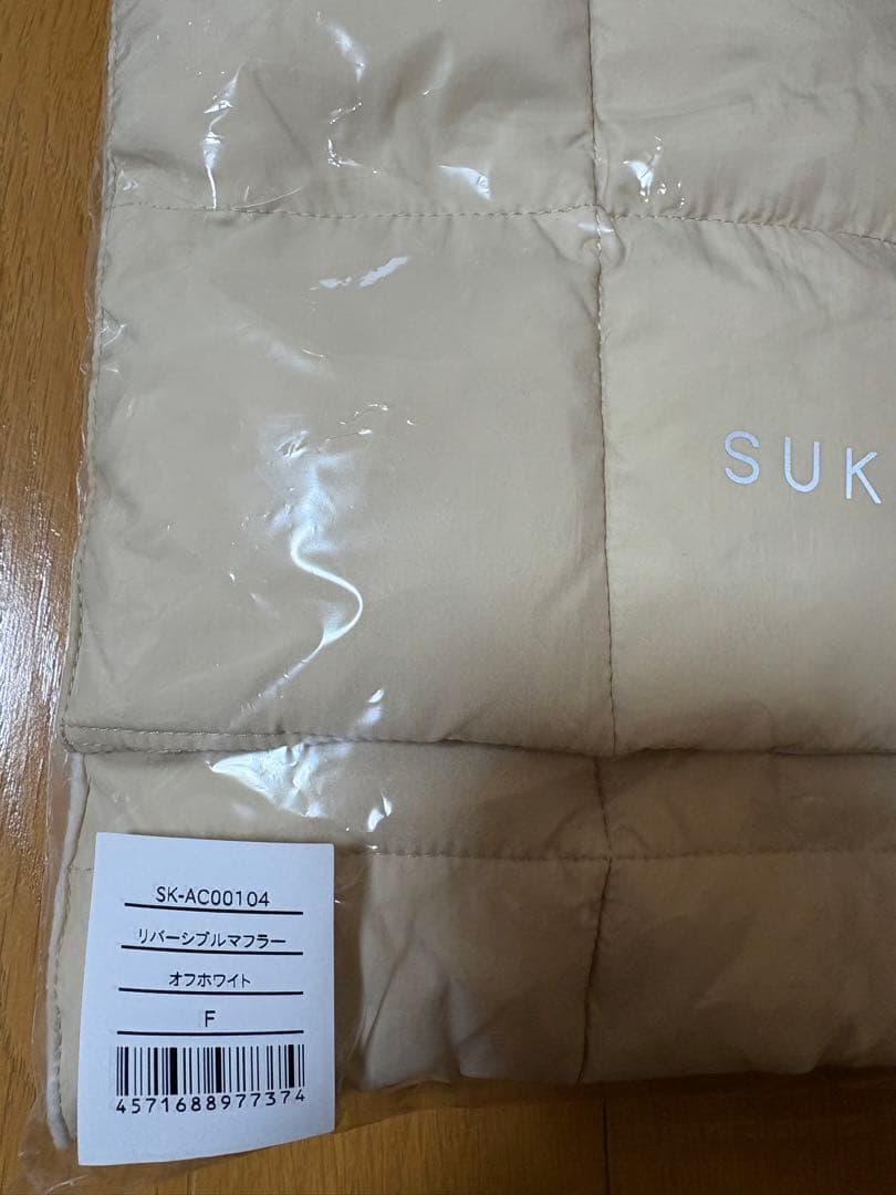 新品未使用タグ　SUKALA リブロゴタンクトップ M ブラック　非売品マフラー