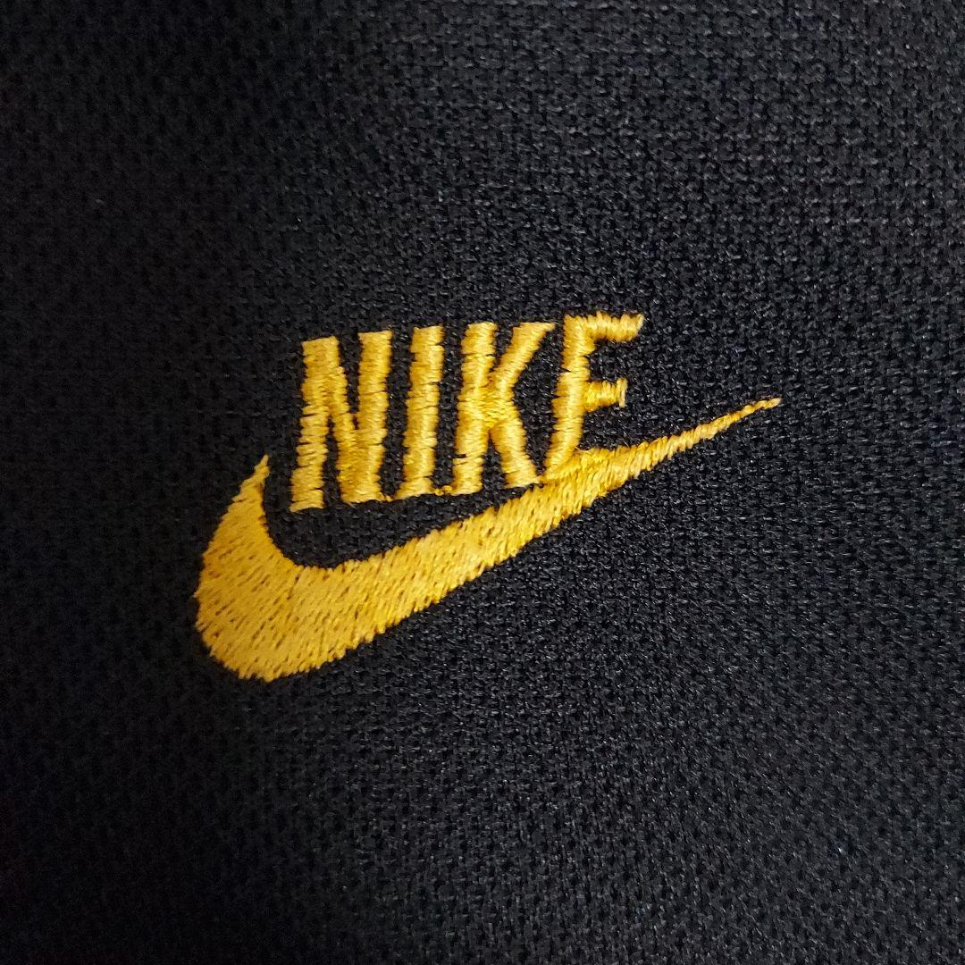 希少 80s NIKE 紺タグ 日本製 トラックジャケット M 黒赤ヴィンテージ