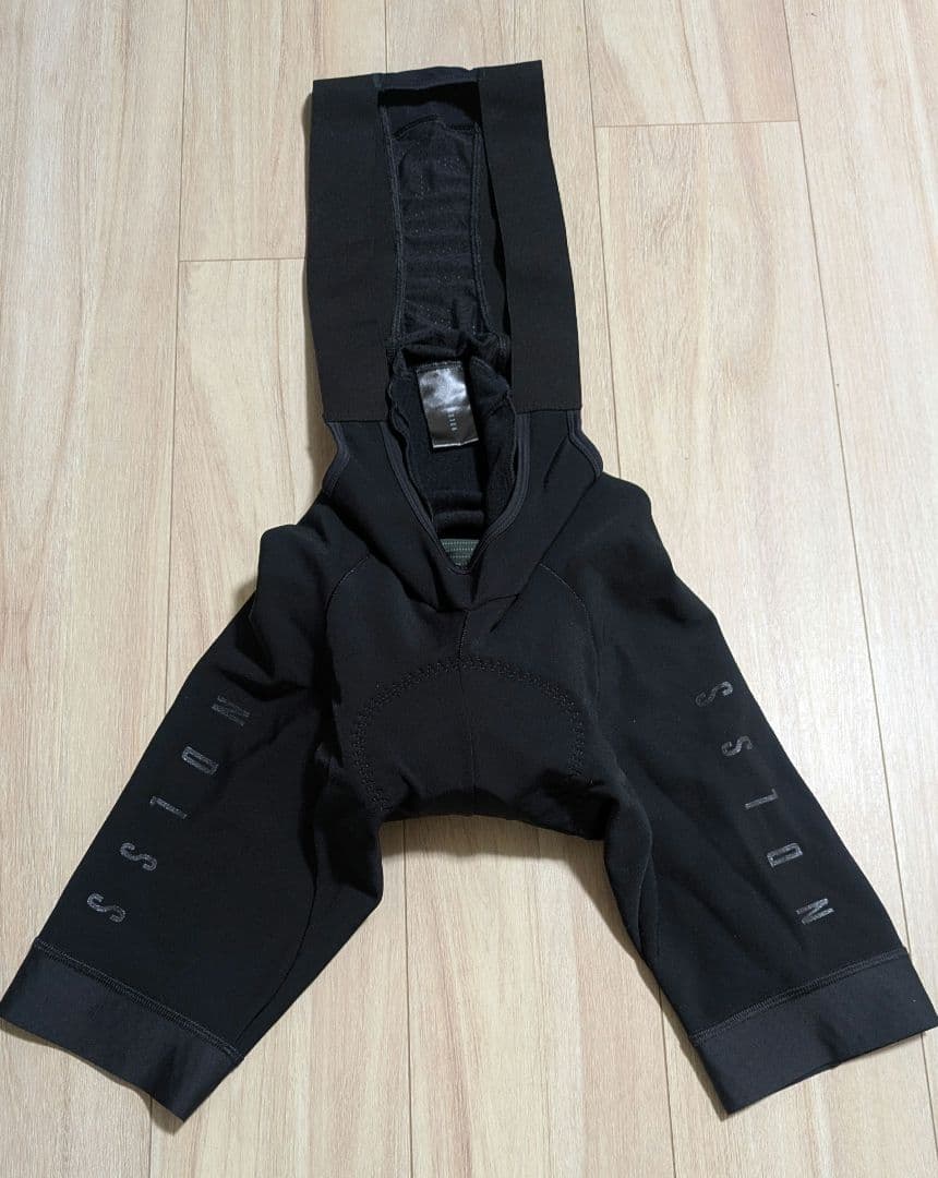 美品 NDLSS Mens Thermal Bib Shorts S Black