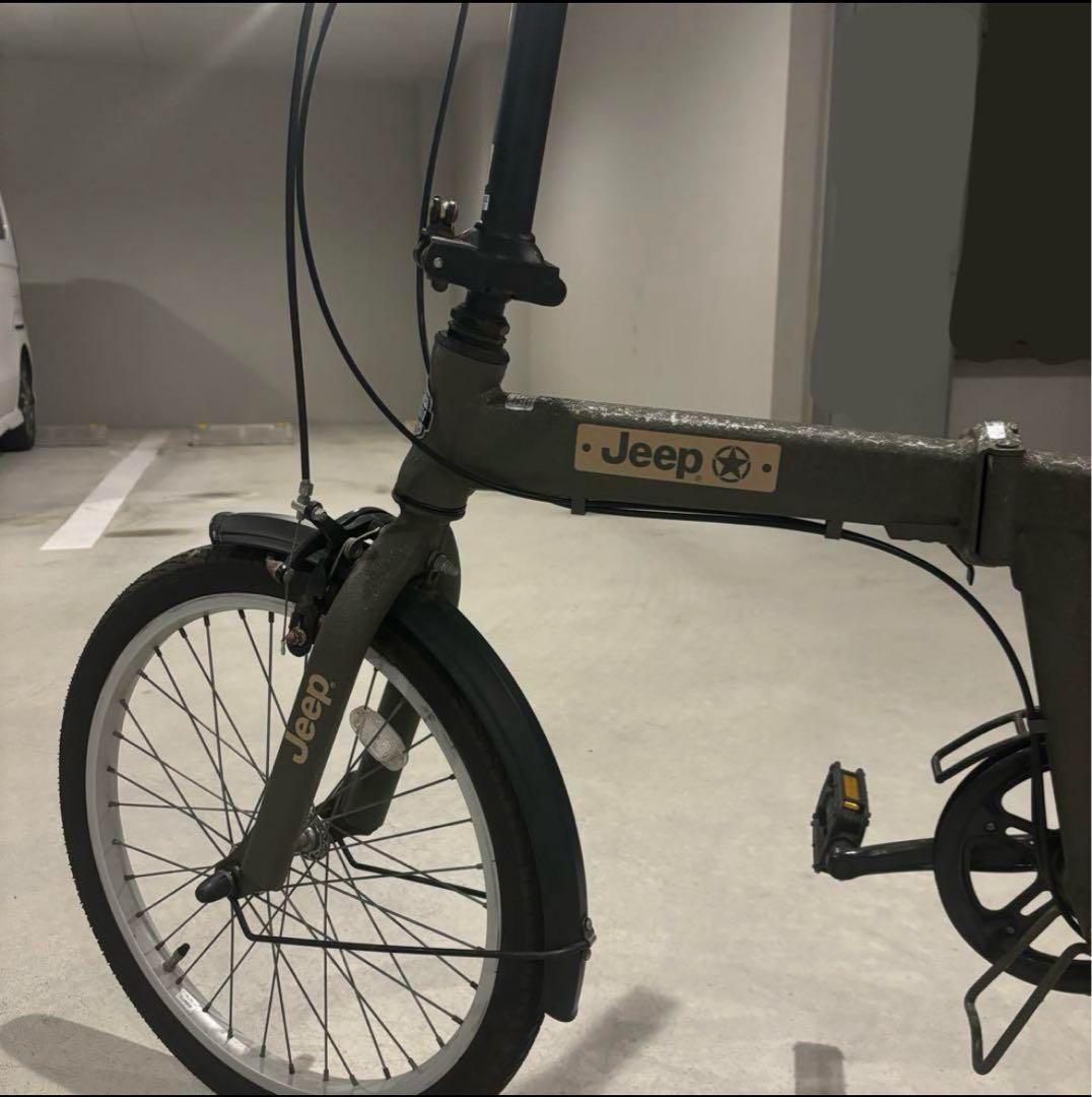 Jeep 折りたたみ自転車 グレー