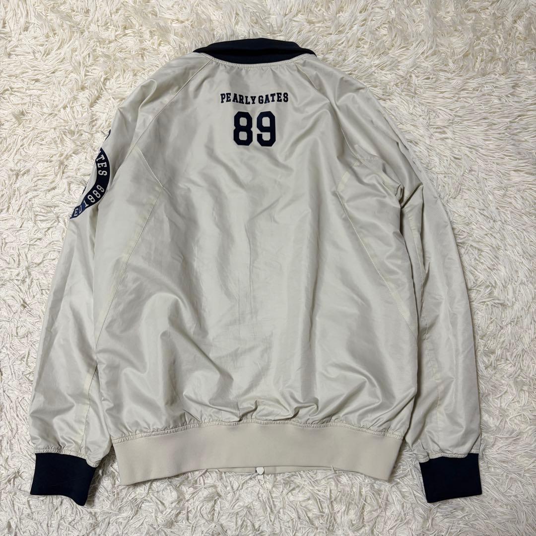【美品】PEARLY GATES ナイロンジャケット 89ロゴ ゴルフ 4