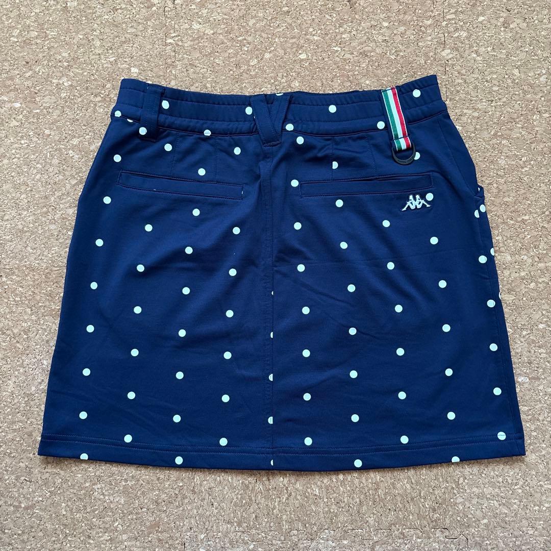 美品✨Kappaネイビードット柄ゴルフセットアップ