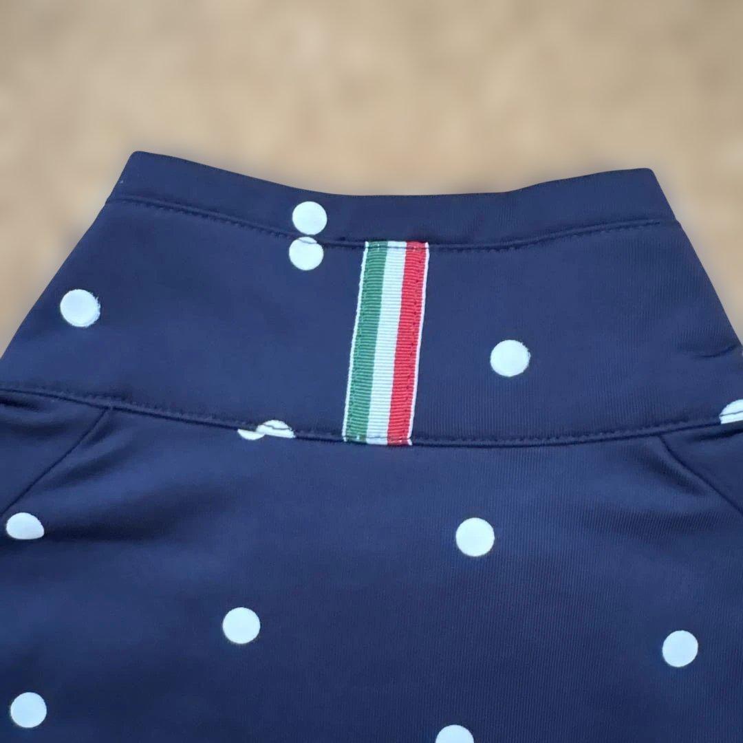 美品✨Kappaネイビードット柄ゴルフセットアップ