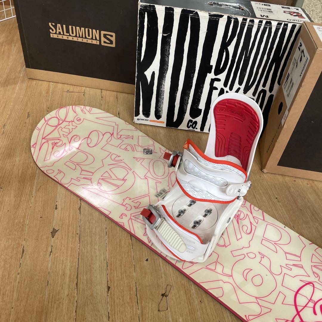 ROXY×ROSSIGNOL　ロキシー　バインディング付　スノーボードセット