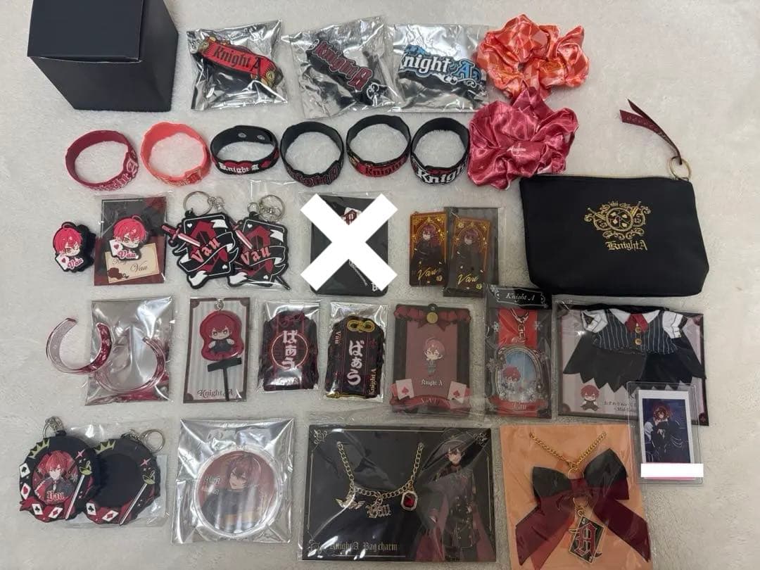 ばぁう 騎士A 騎士X 缶バッジ ぬいぐるみキーホルダー フォトカ