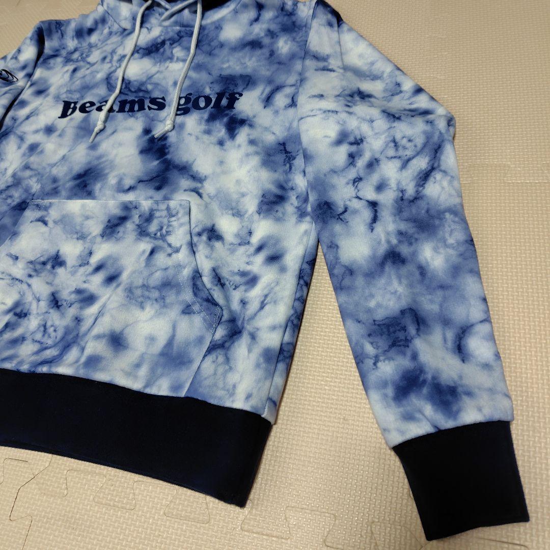 BEAMS GOLF ビームスゴルフ　タイダイ プルオーバー パーカー
