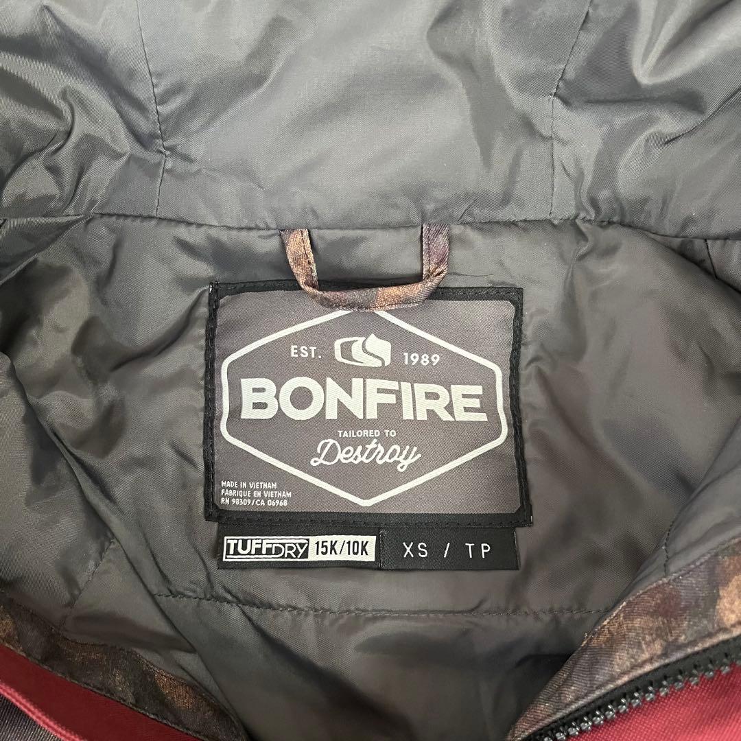 ❗️着用1回❗️スノーボードウェア　上下　ＸＳ　BONFIRE SESSIONS
