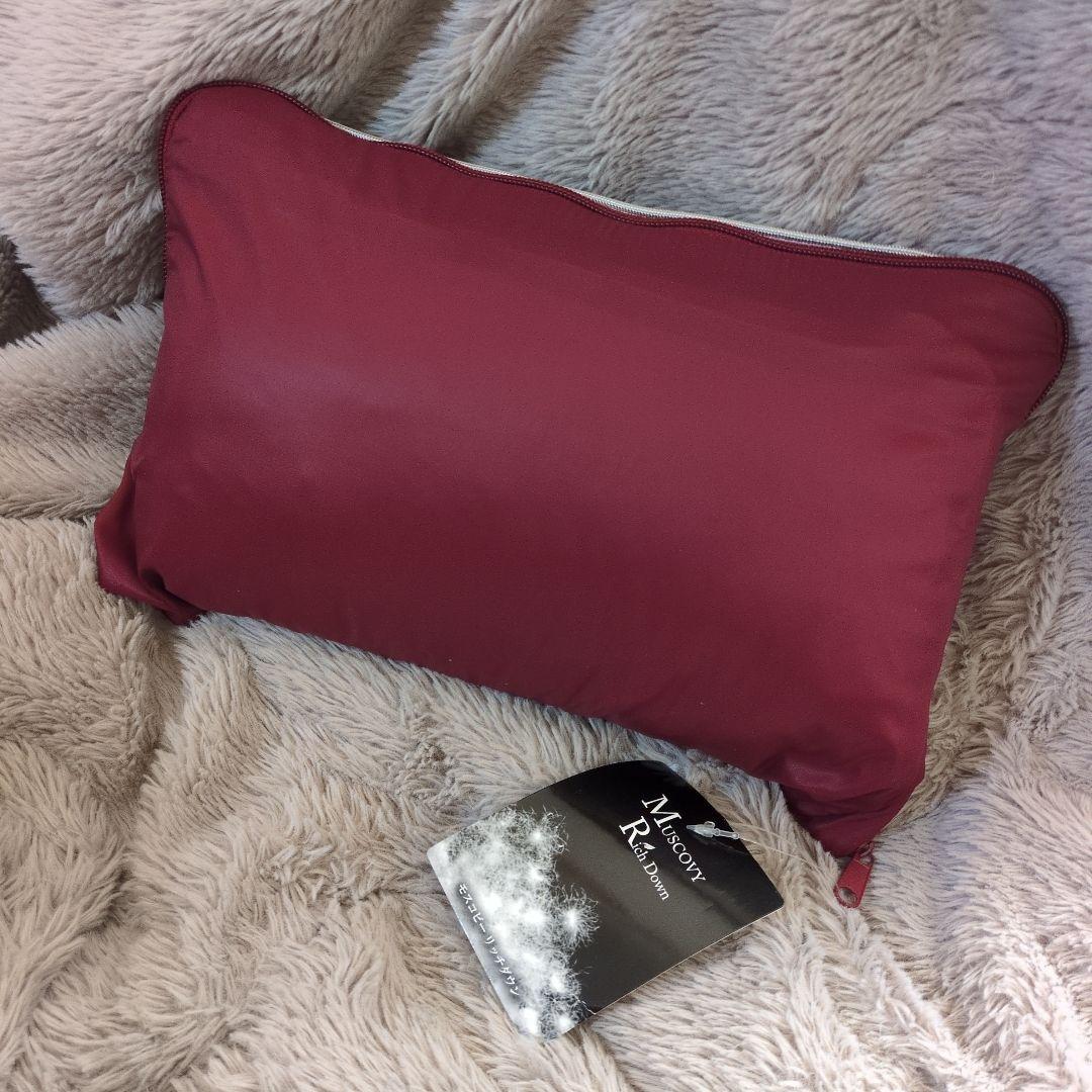 モスコビーリッチダウン/新品/未使用/レッド/赤/アウター/ブランケット