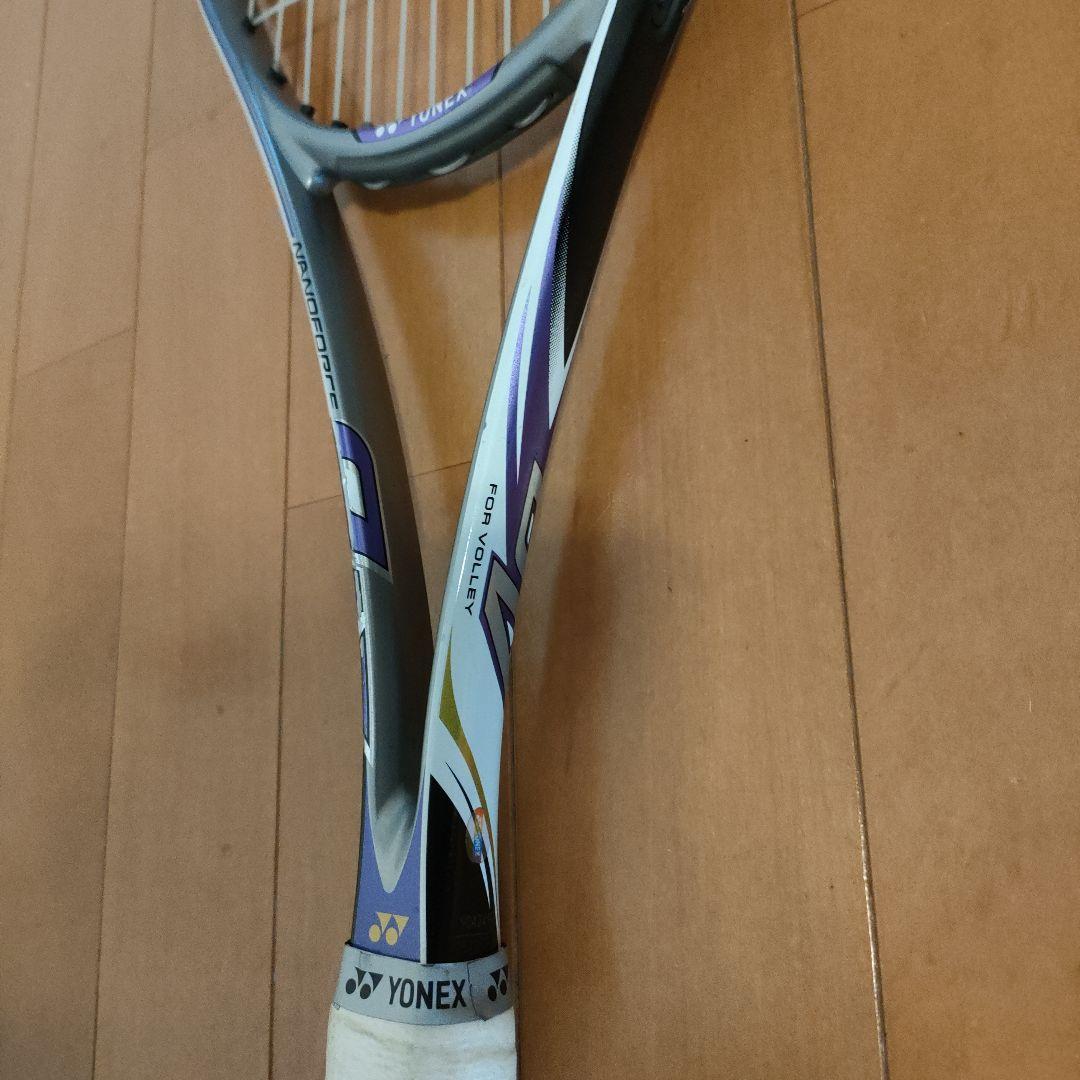 YONEX NANOFORCE REV 8v 軟式テニスラケット　紫色