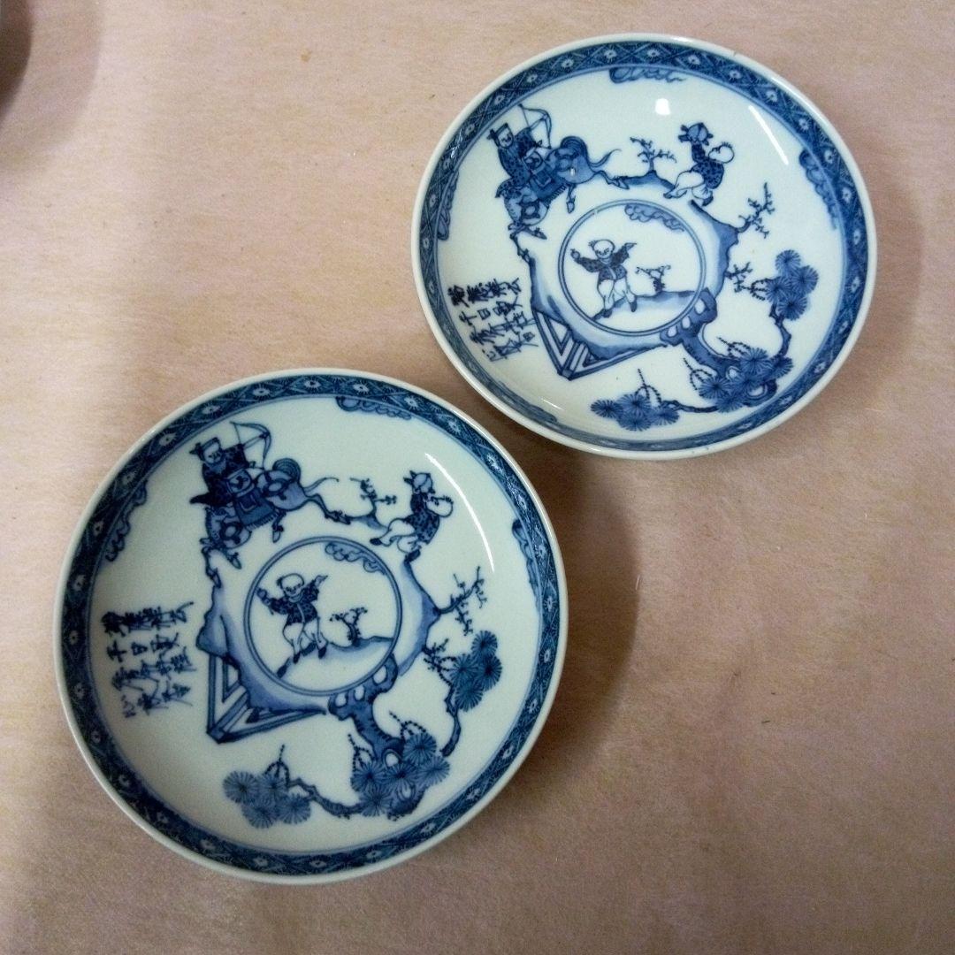 道八　古美術　骨董品　染付