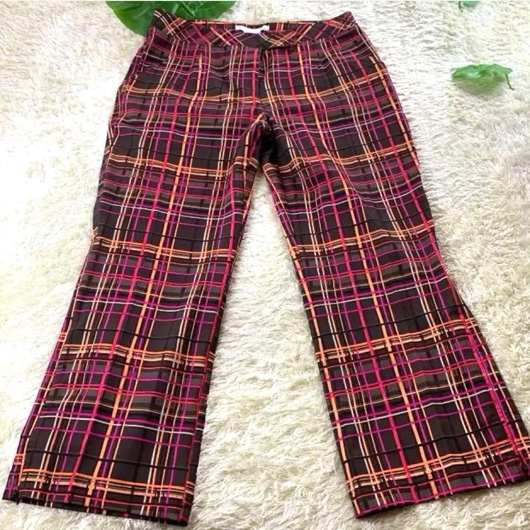 美品❤️ナイキゴルフ NIKEGOLF レディース ゴルフパンツ チェック L