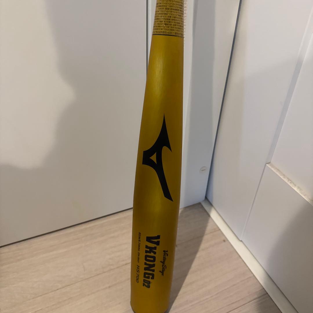 Mizuno V-Kong02 硬式バット ゴールド82cm