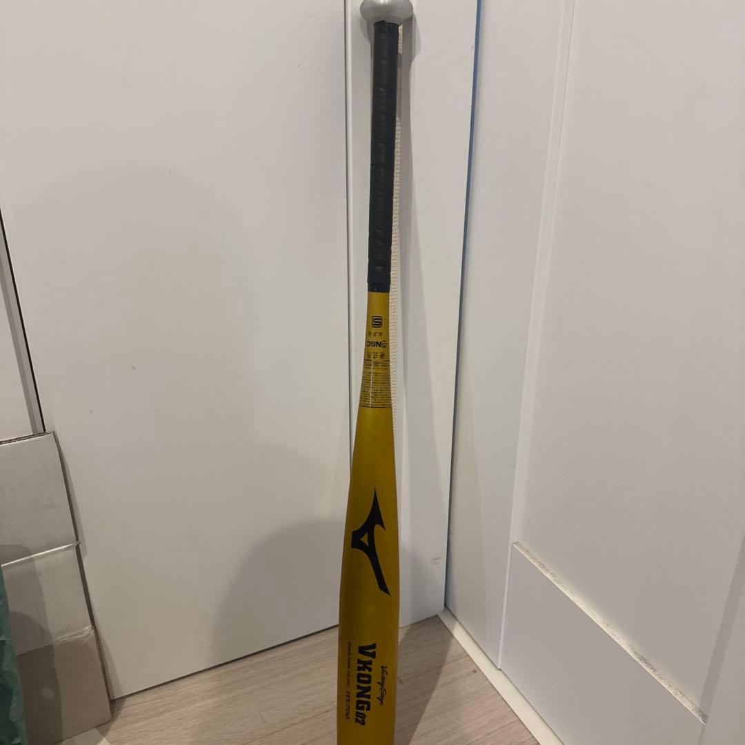 Mizuno V-Kong02 硬式バット ゴールド82cm