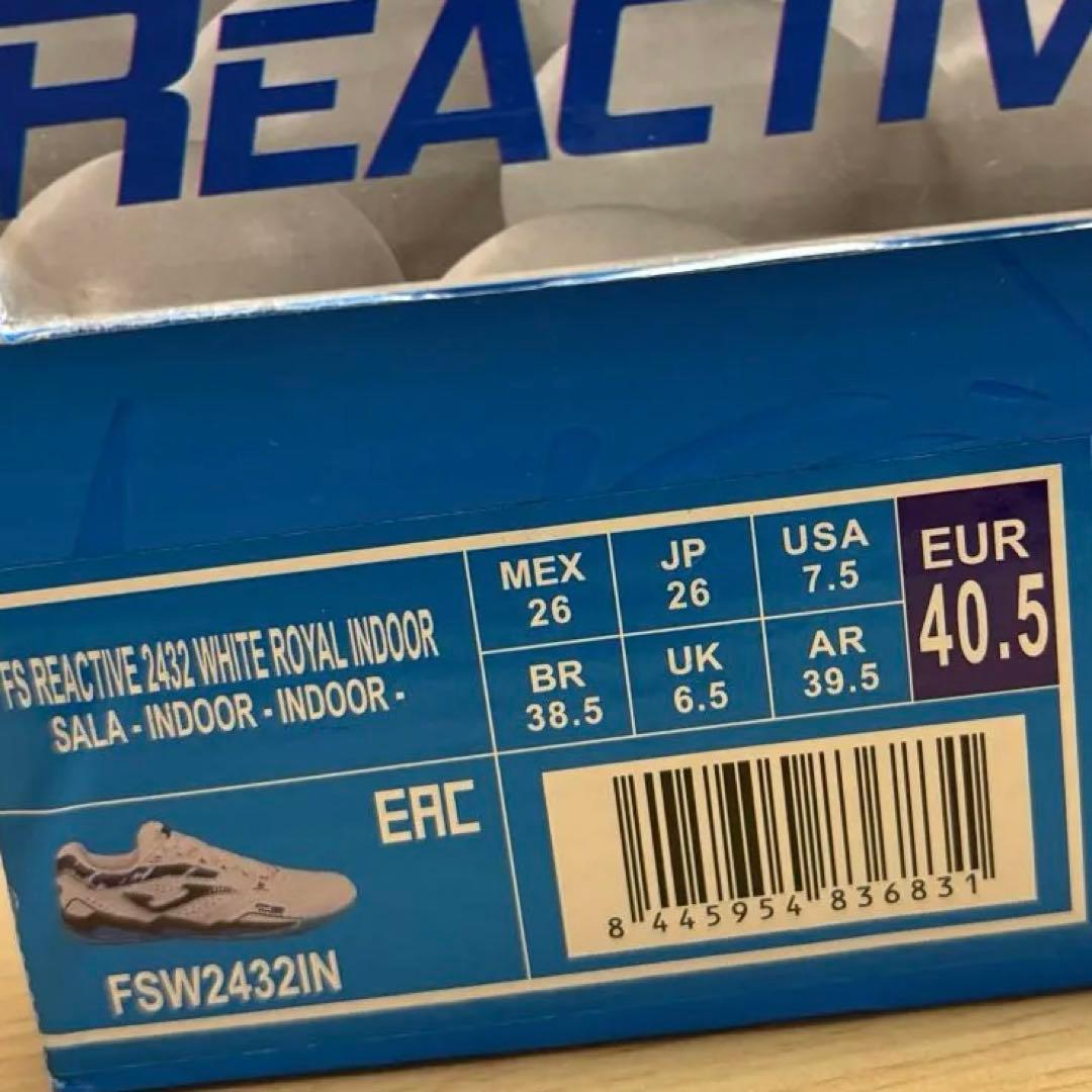 つ*け様 Joma Reactive2432 INDOOR フットサルシューズ