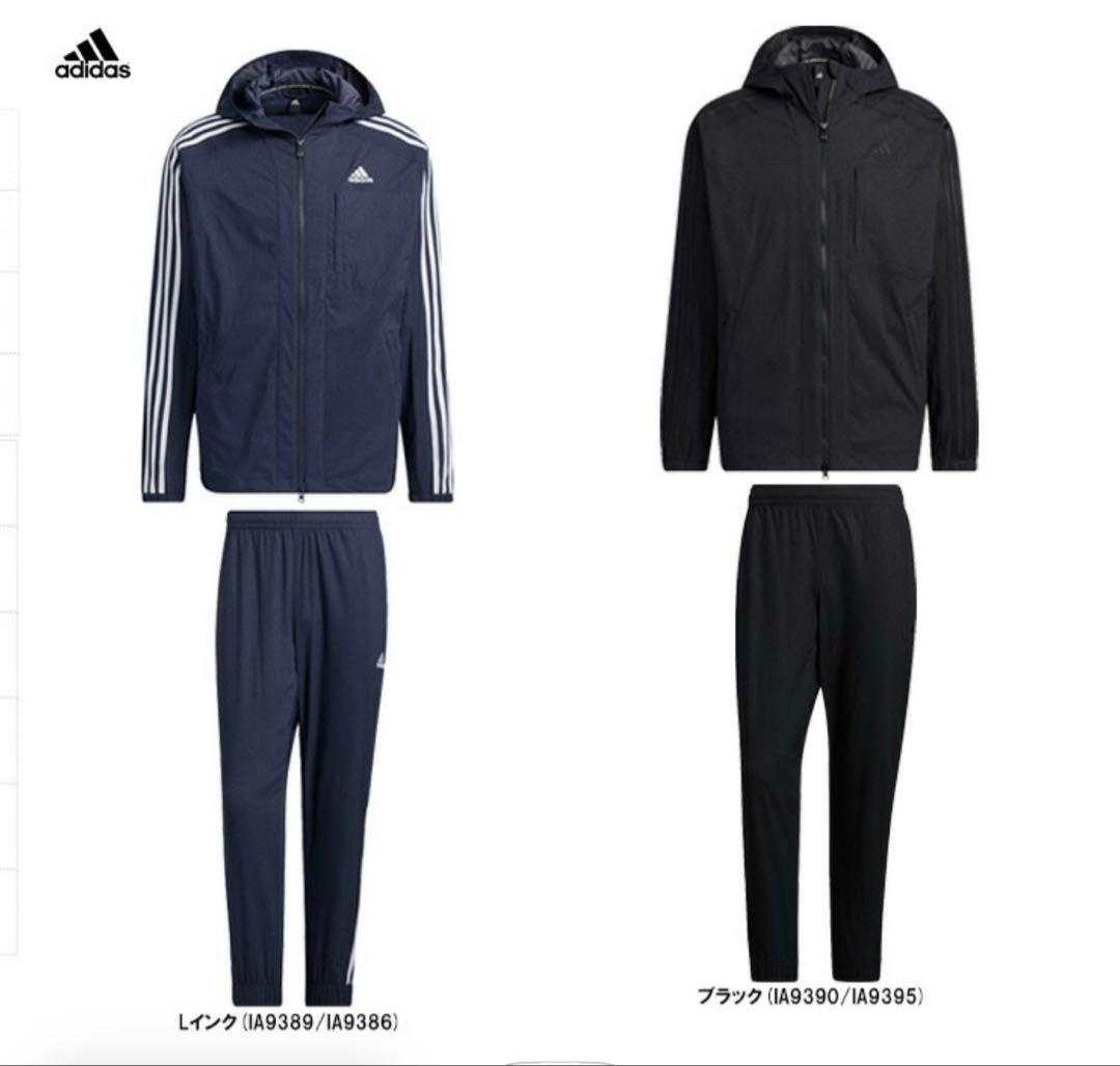 adidas ジャージ上下セット Lサイズ 黒