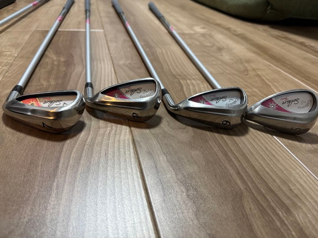 Callaway レディース クラブセット ピンク　6本