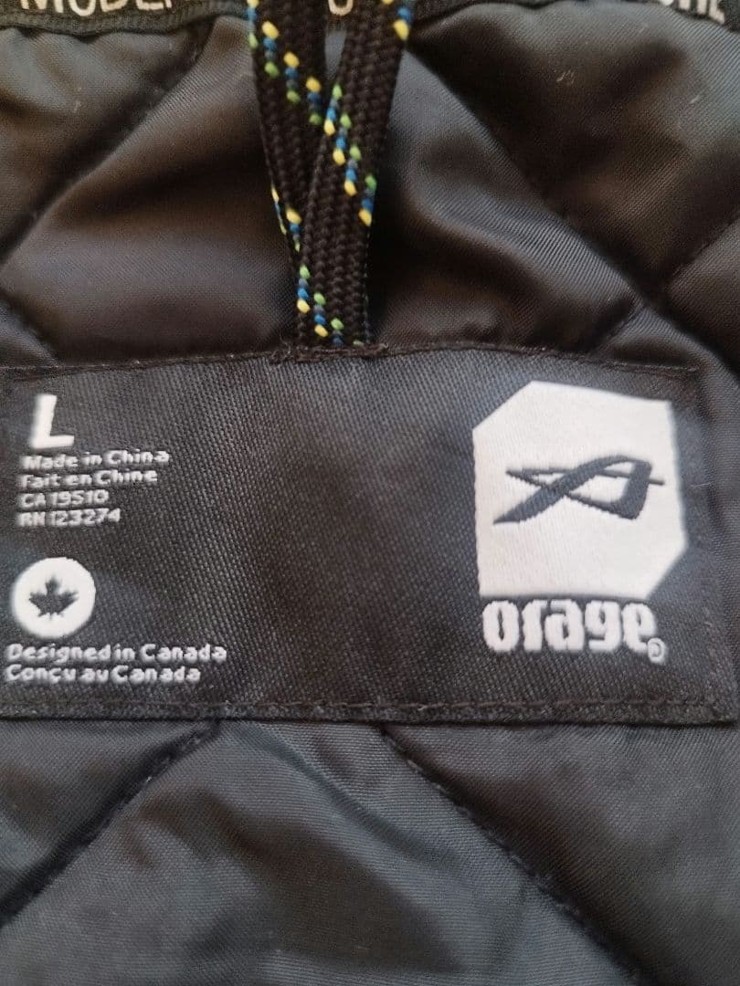Orage　スノーボードウェア　ジャケット　Lサイズ