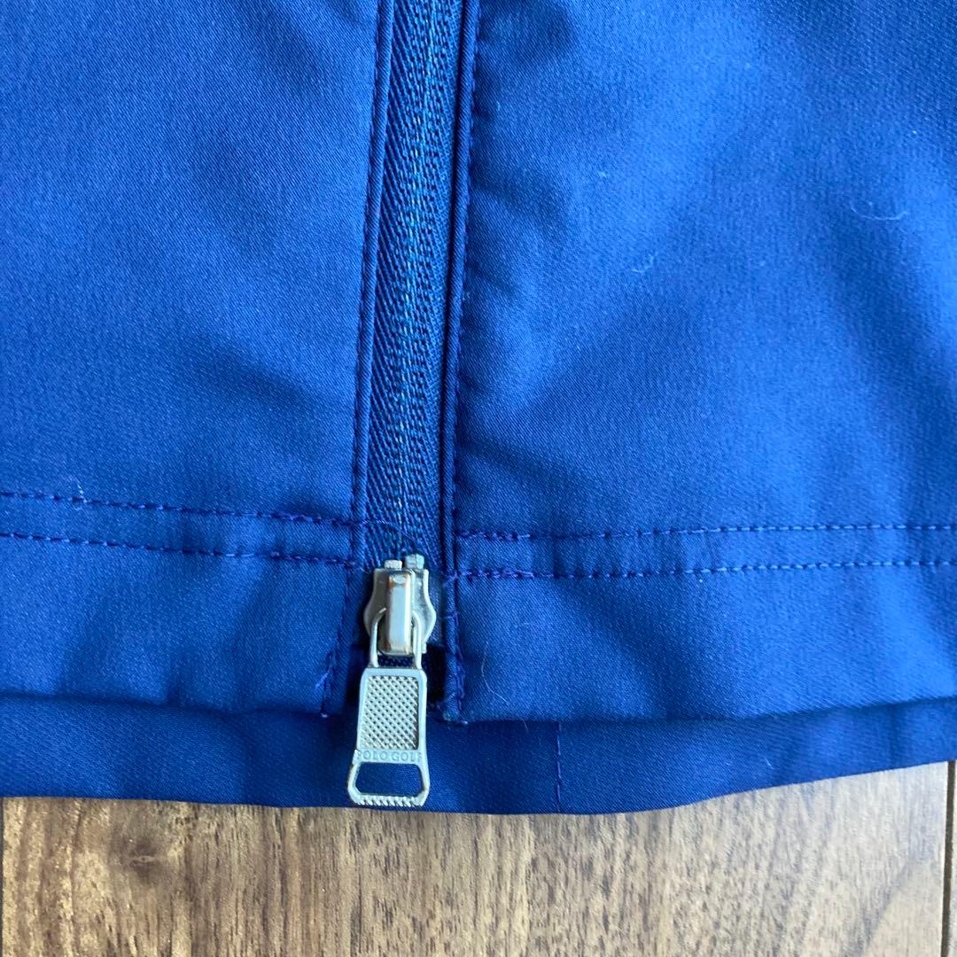 【美品】POLO GOLF ポロゴルフ　ナイロンベスト　後ろ襟　ロゴ❗️