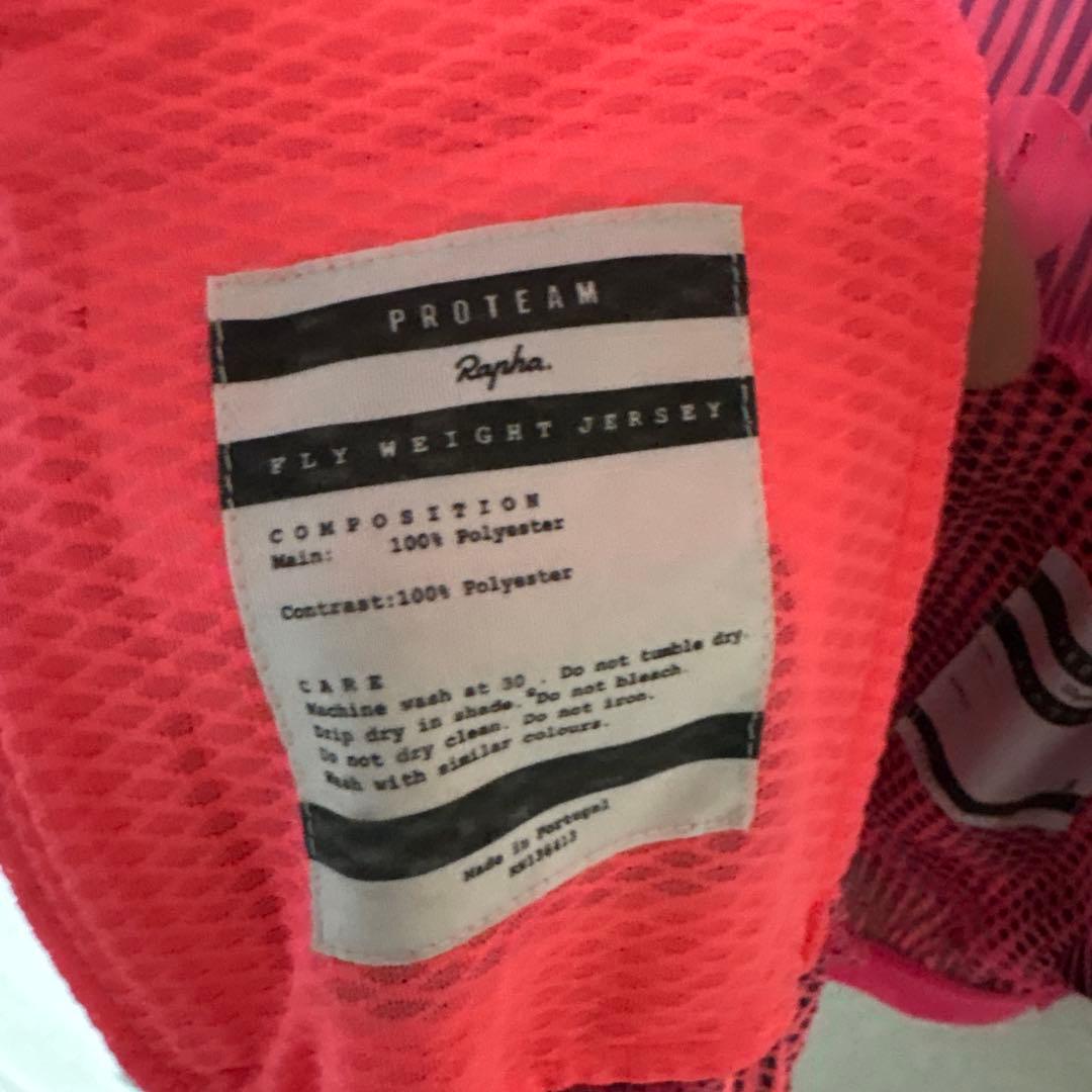 Rapha PROTEAM FLY WEIGHT JERSEY Sサイズ ピンク