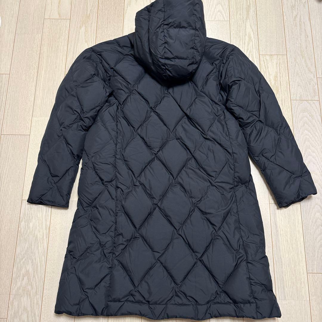 【美品】アディダス adidas ブラック ロング ライトダウン ジャケット