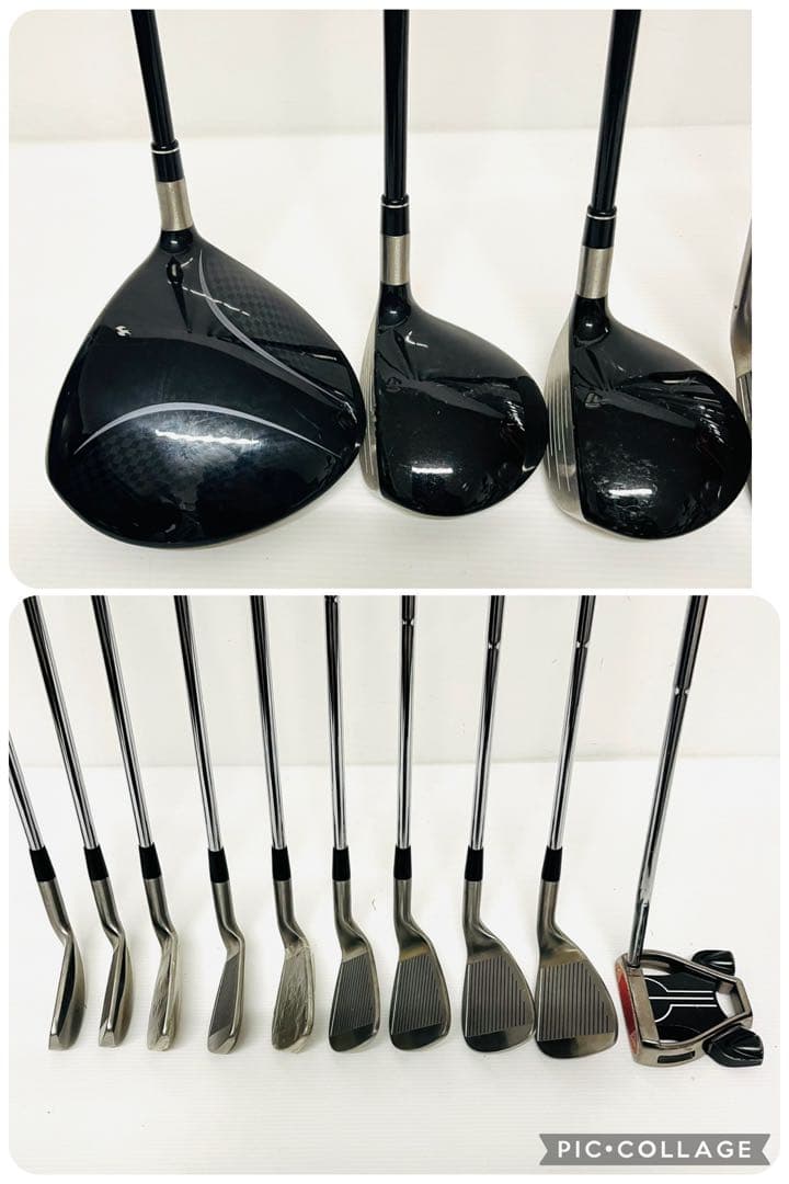 一部未使用 左利き テーラーメイド レフティ ゴルフセット クラブセット 左