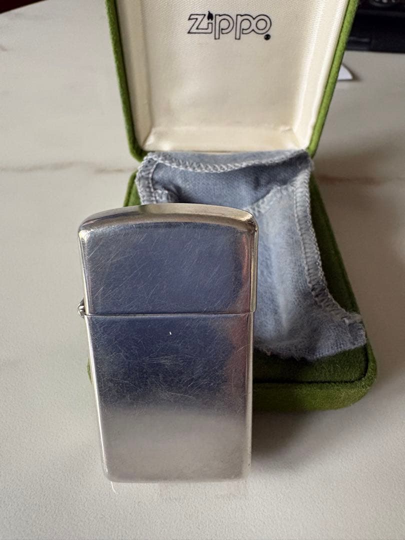 ZIPPO スターリングシルバー 純銀 　　　ヴィンテージ USA製 元箱付き