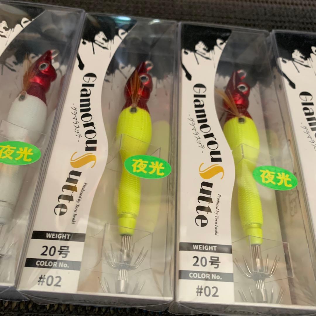 アニサキス　グラマラスッテ 20号 6個　イカメタル　剣先烏賊　アニサキスッテ