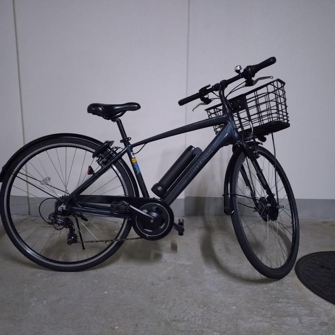手渡し限定 アレグレス e+ イオンバイク 電動アシスト自転車 ダークグレー