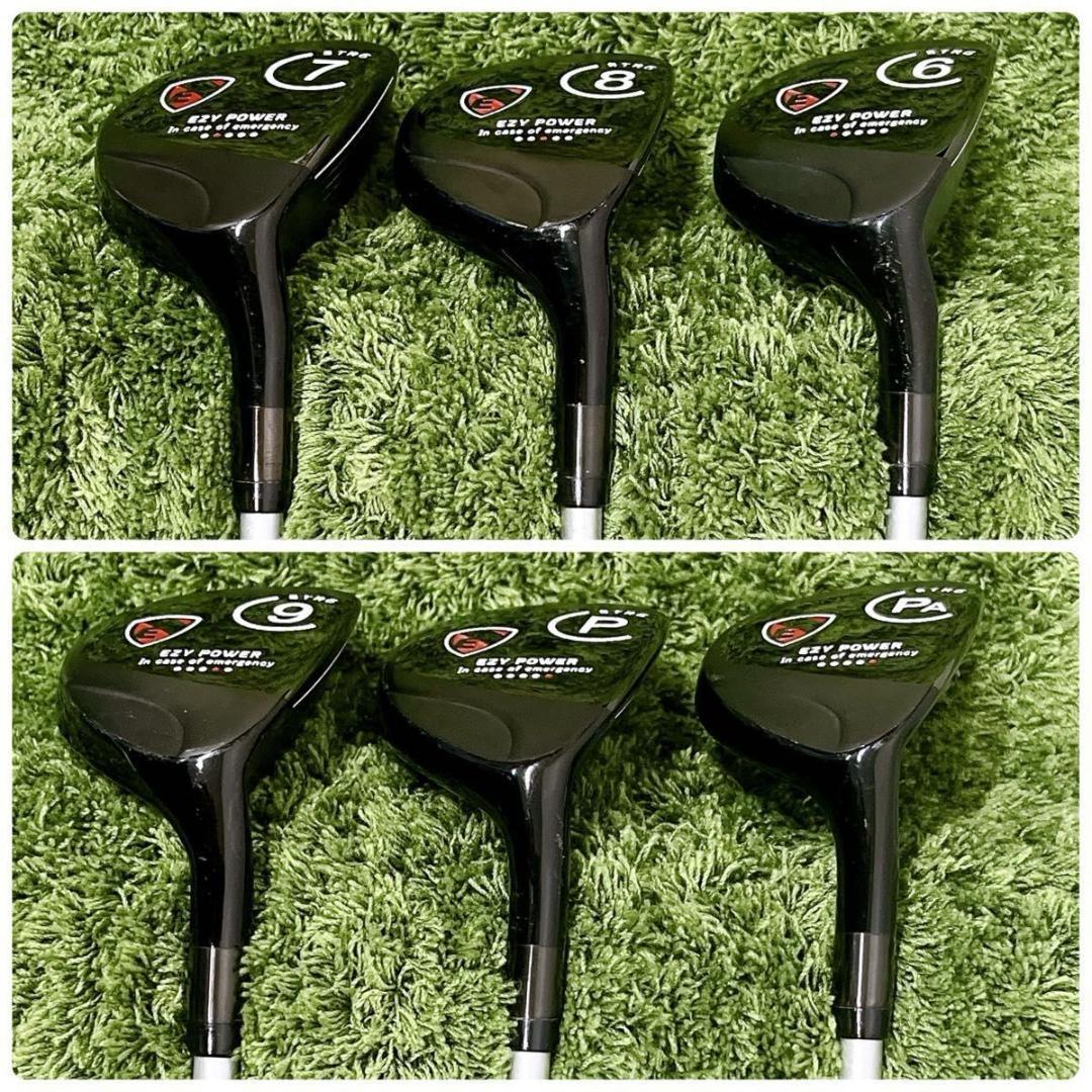 シニアゴルフ研究所 EZY POWER ユーティリティ アイアン 6本セット