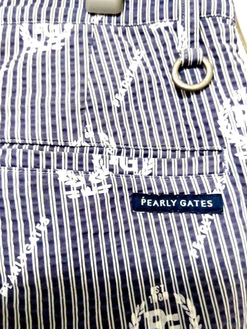 美品✨PEARLY GATESストライプ柄 ゴルフパンツ メンズ