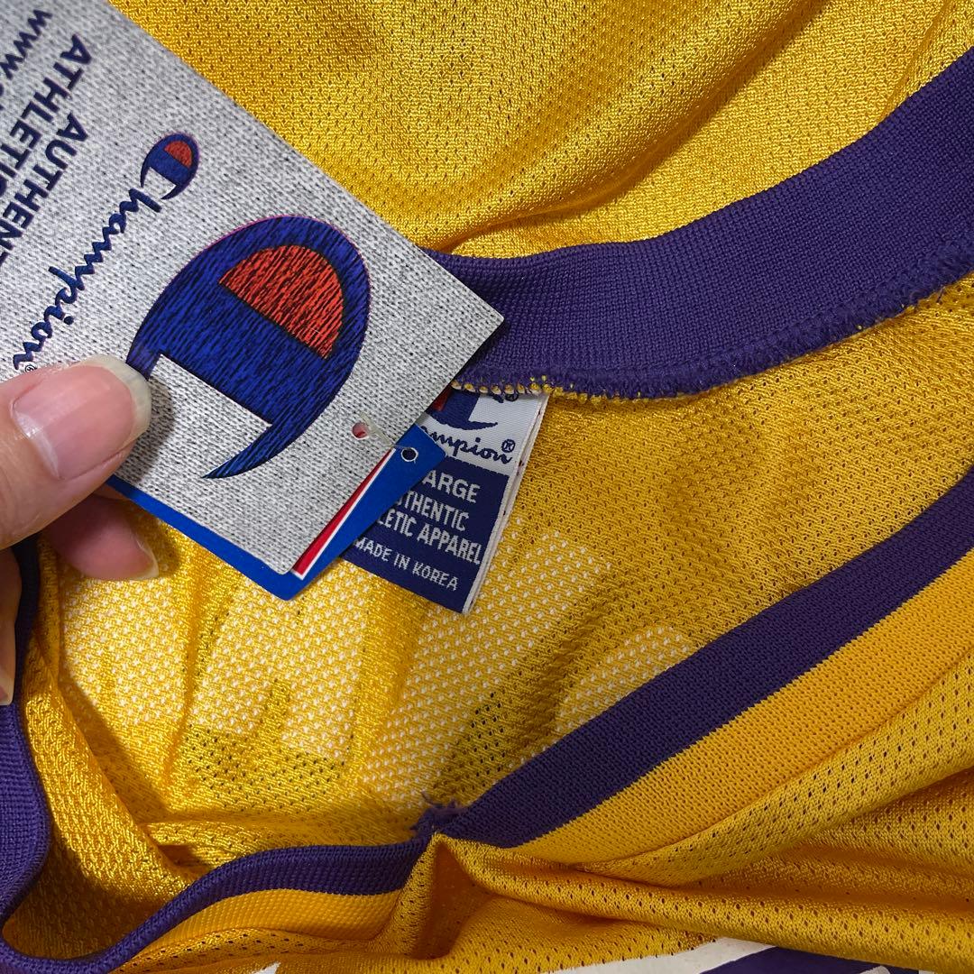 90s Champion レイカーズ　レプリカユニフォーム