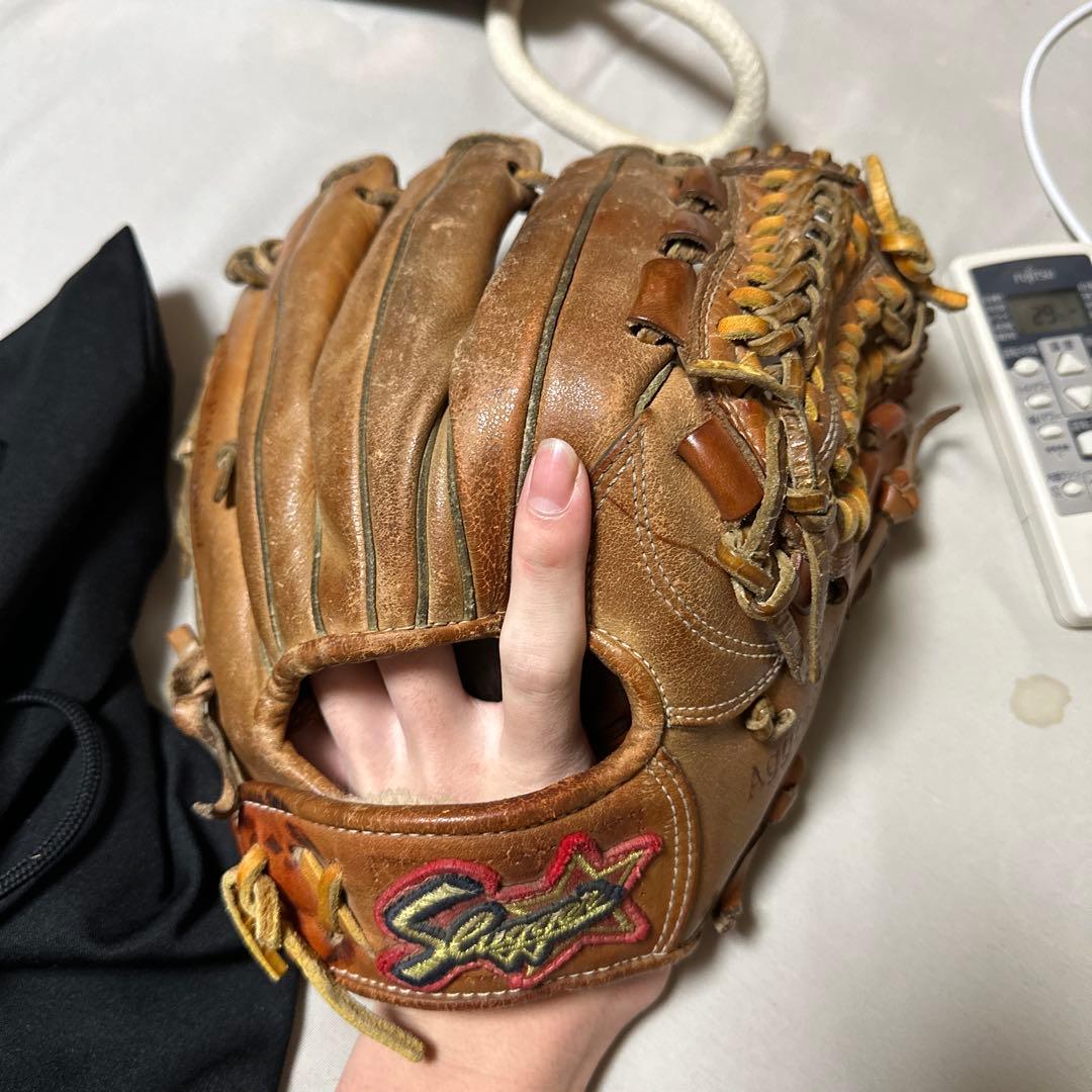 Slugger ブラウン レザー グローブ 右投げ用