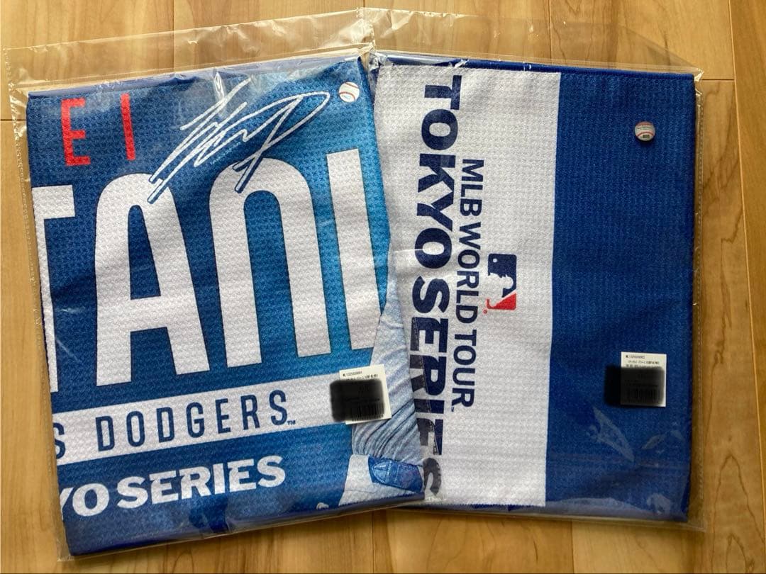 ドジャース 大谷翔平 MLB 東京シリーズ フェイスタオル セット【ばら売り可】